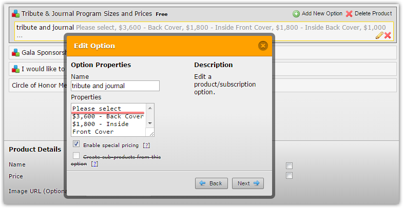 Customizing products selection and summing on form Image 1 Screenshot 30