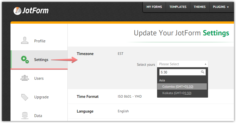 How to change submission date time zone? Image 1 Screenshot 20
