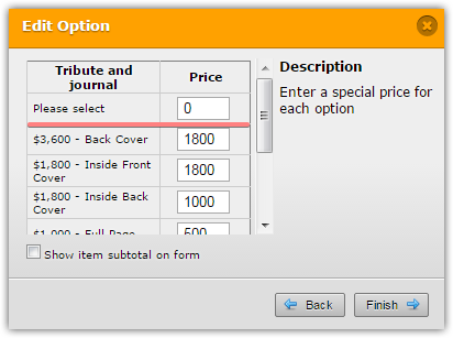 Customizing products selection and summing on form Image 2 Screenshot 41