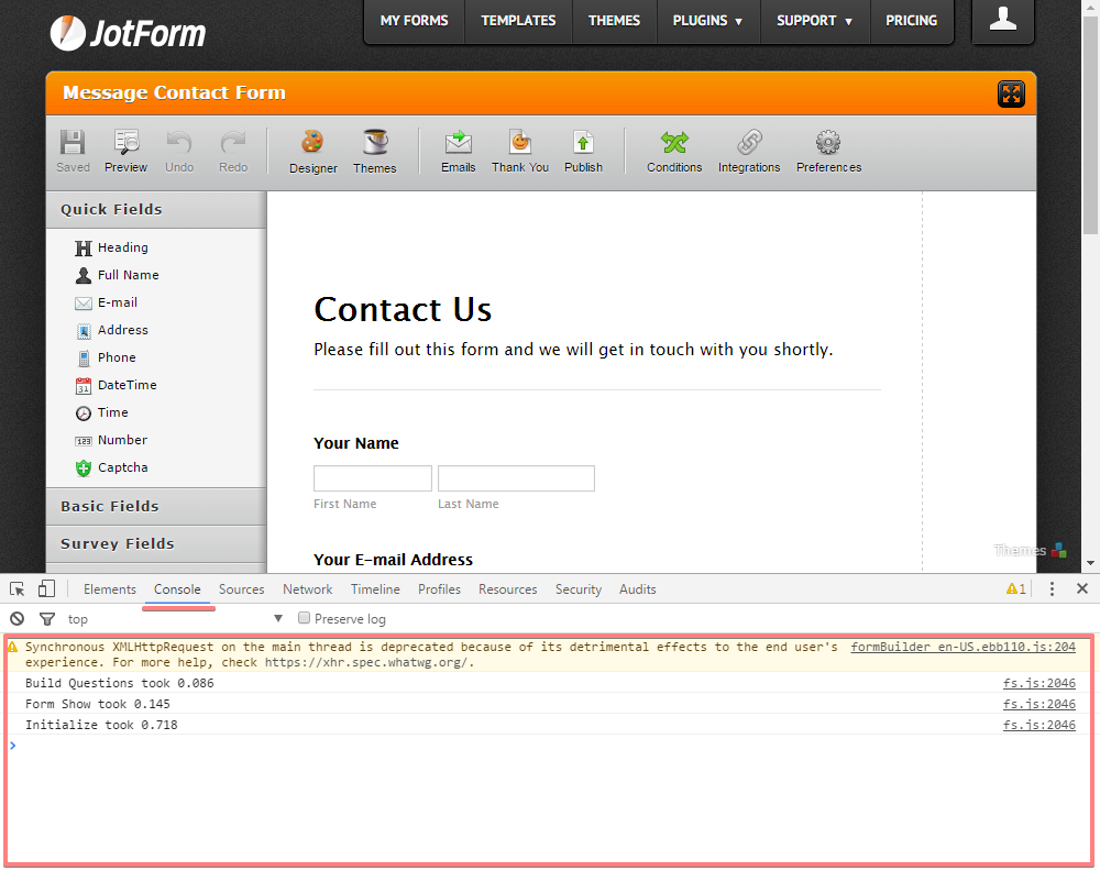 Unable to publish forms Image 1 Screenshot 20
