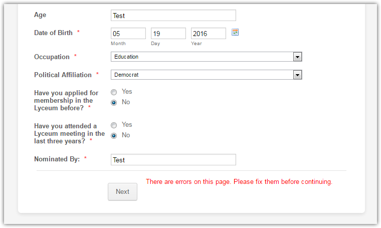 Required full name field is allowing to submit the form even it is blank Image 2 Screenshot 51