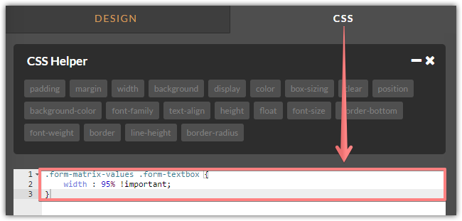 Matrix Field: How to increase width of the text box inputs Image 1 Screenshot 20