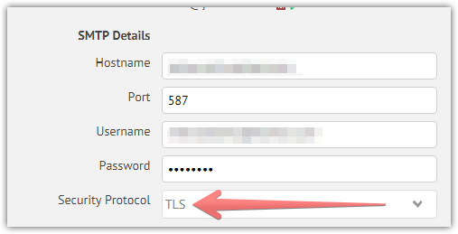 We have setup a SMTP   how can we make it secure by using TLS? Image 1 Screenshot 20