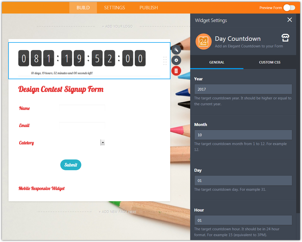 How to show countdown to event on form Image 1 Screenshot 20