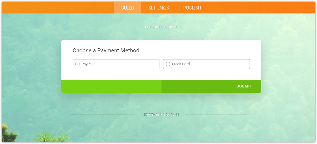 How do I remove the Submit button from main card multi payment form Image 1 Screenshot 40