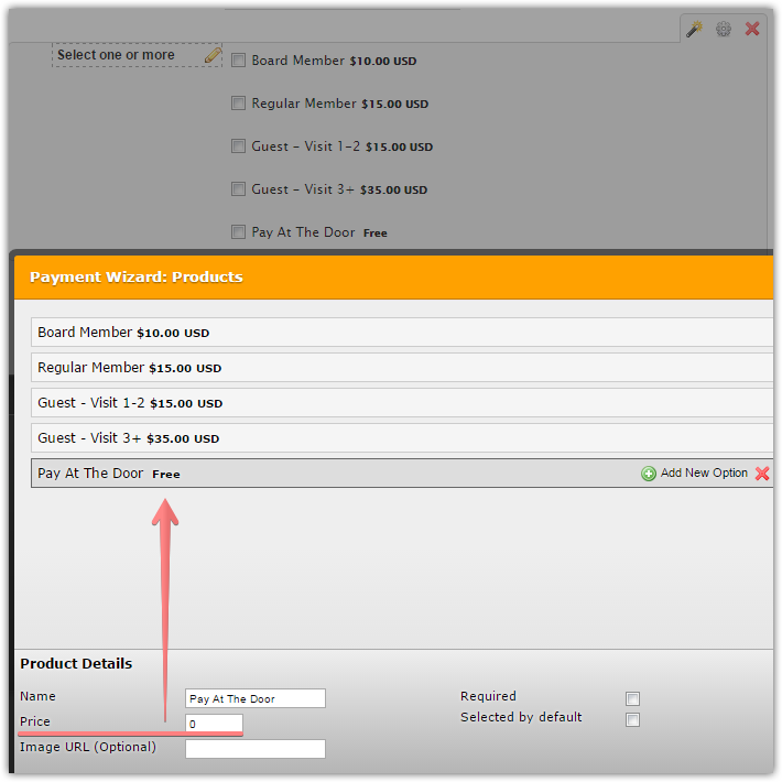 How to add non payment option to the PayPal form Image 1 Screenshot 20