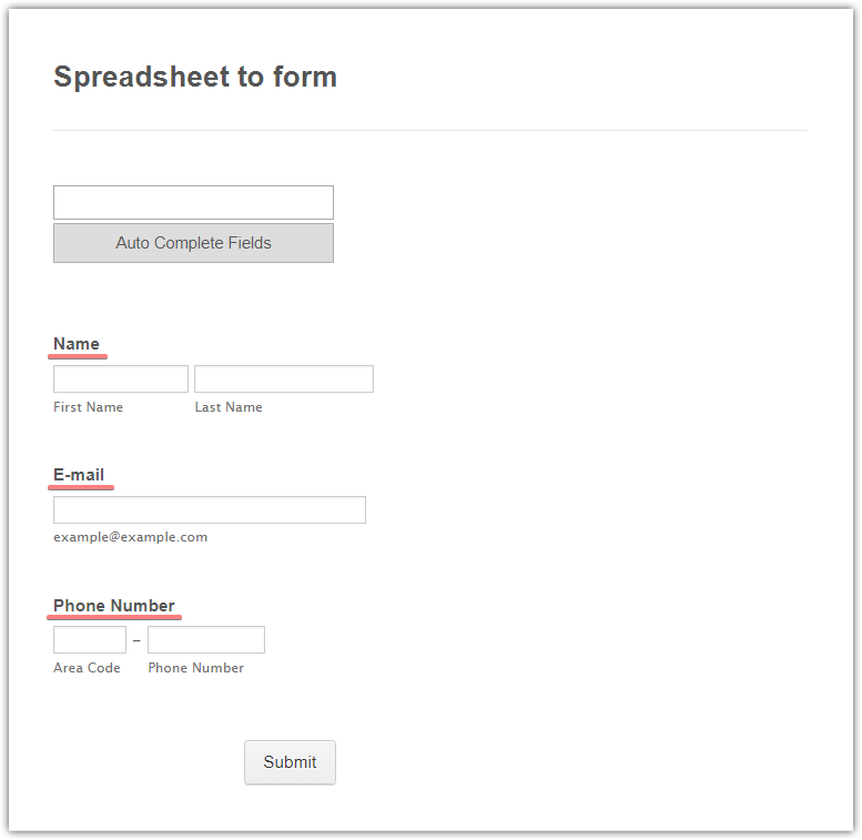 How to use the Spreadsheet to form widget? Image 1 Screenshot 40