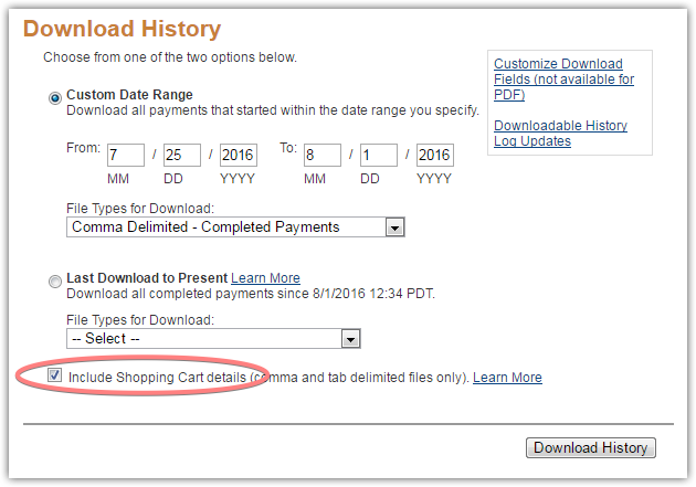 PayPal Integration: How to add item IDs (numbers) to the products? Image 2 Screenshot 51
