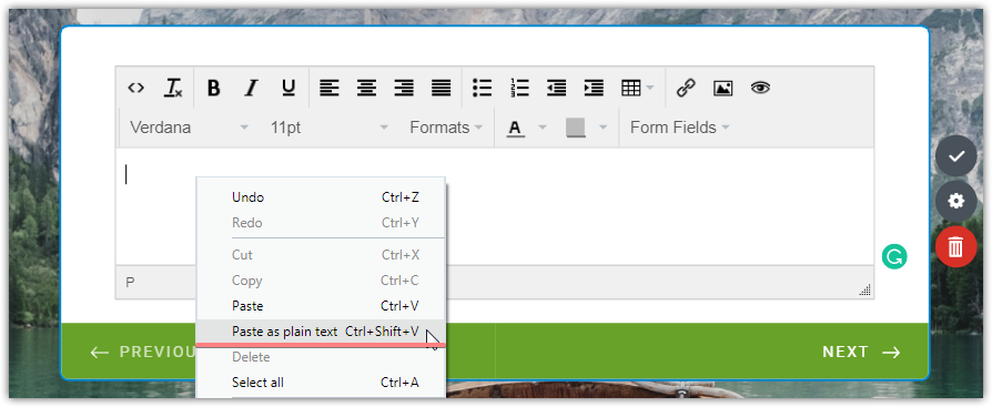 Card Forms: How to use default forms font in Paragraph elements? Image 2 Screenshot 41