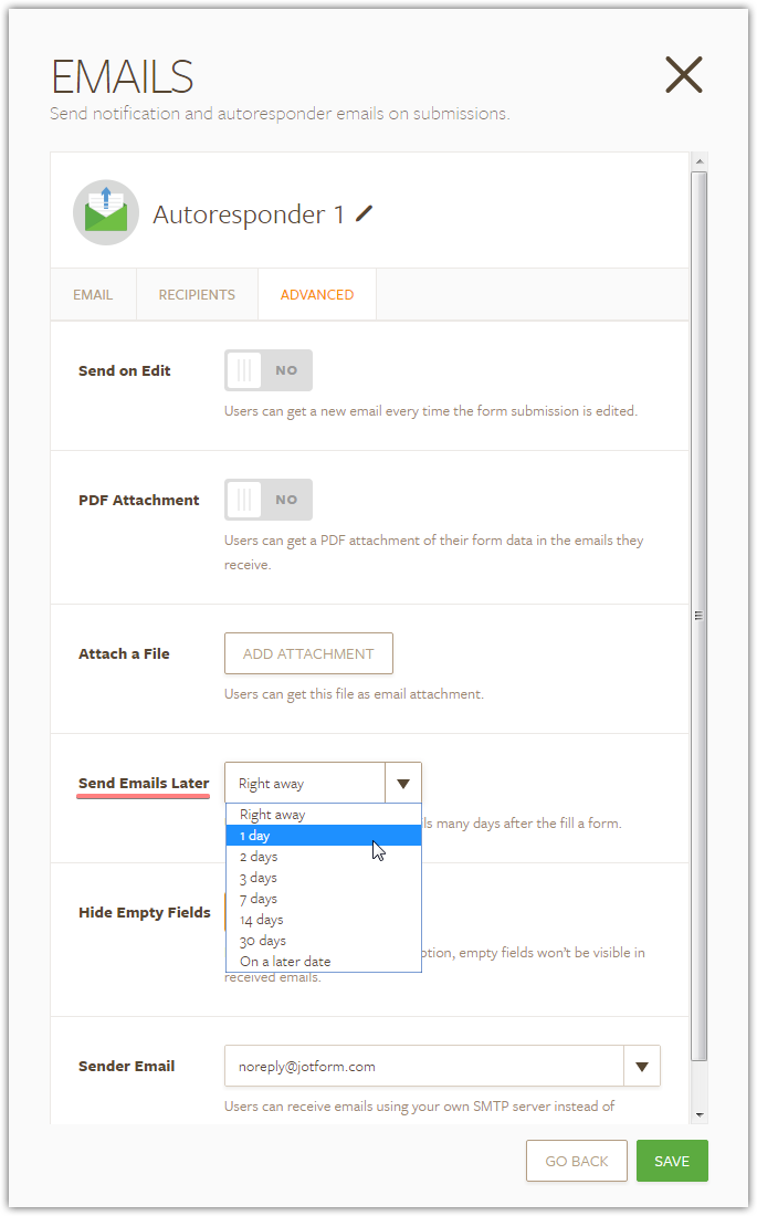 How to delay auto reply base on custom date field Image 1 Screenshot 20