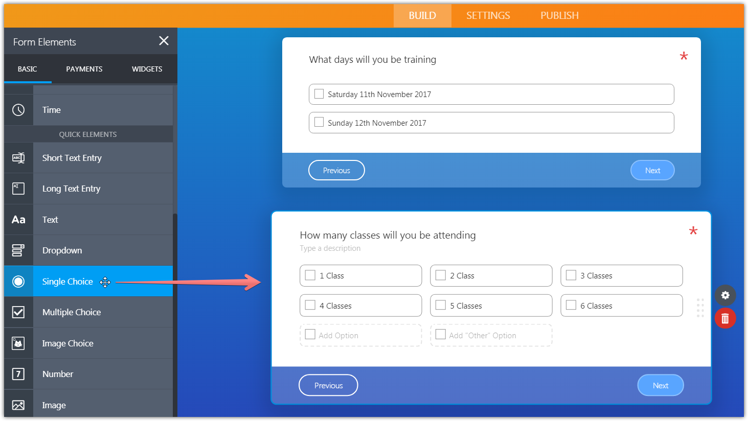 How to create separate one off payments based on user selection? Image 1 Screenshot 50