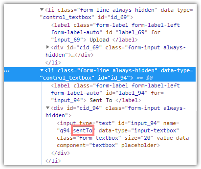Populating a hidden field from URL is not working