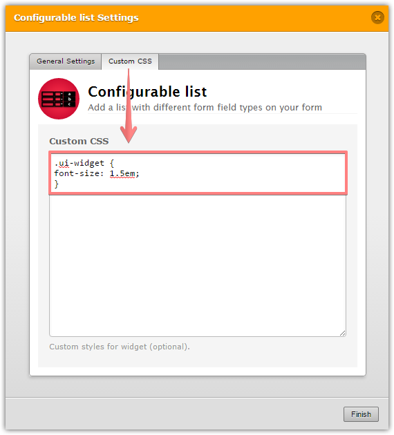 [Configurable List Widget] Increasing pop up calendar size Image 1 Screenshot 20