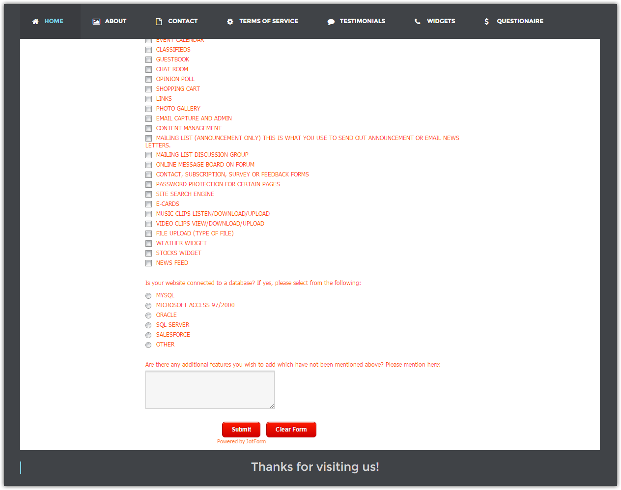 My published form continues to add multiple Powered by JotForm links Image 1 Screenshot 20