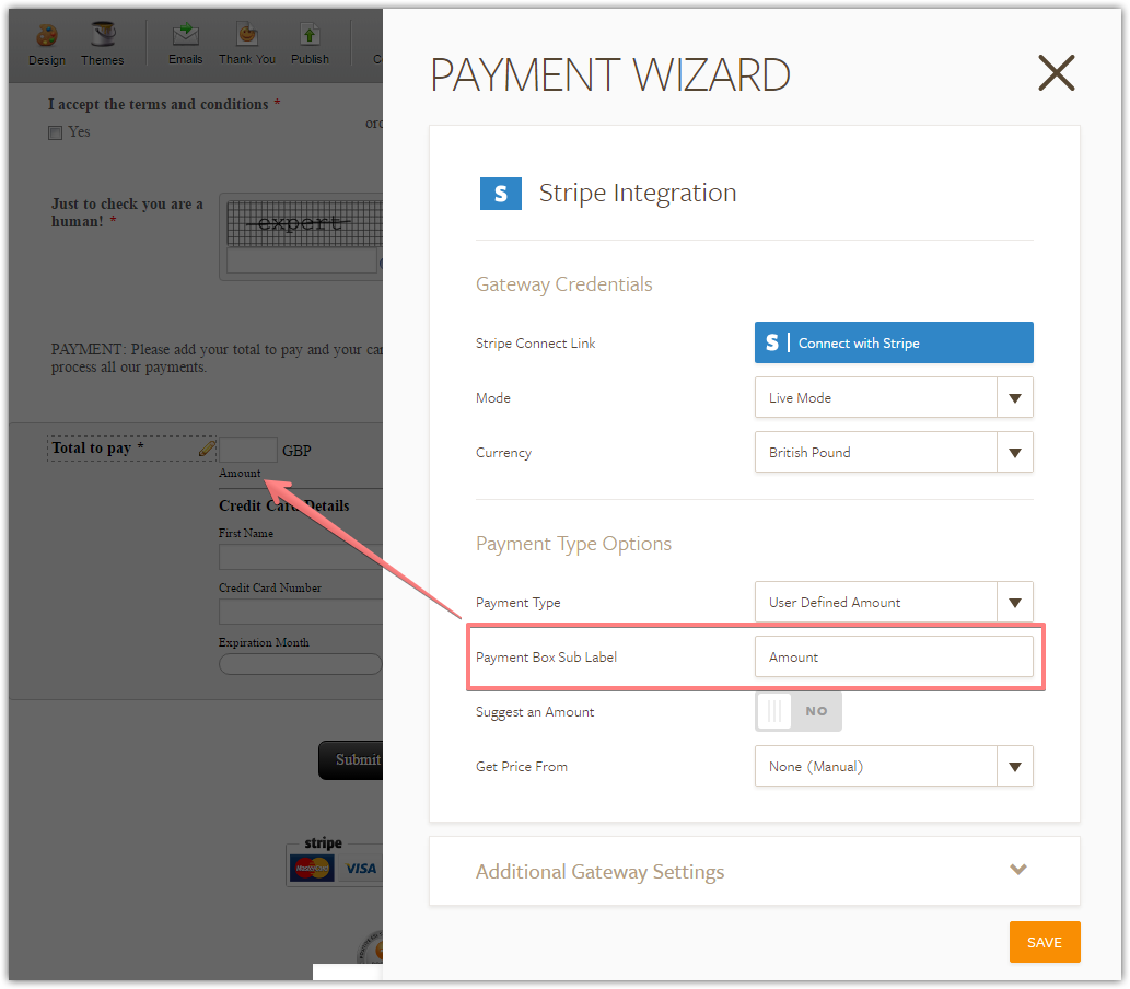 Changing a Stripe payment description sub label Image 1 Screenshot 20