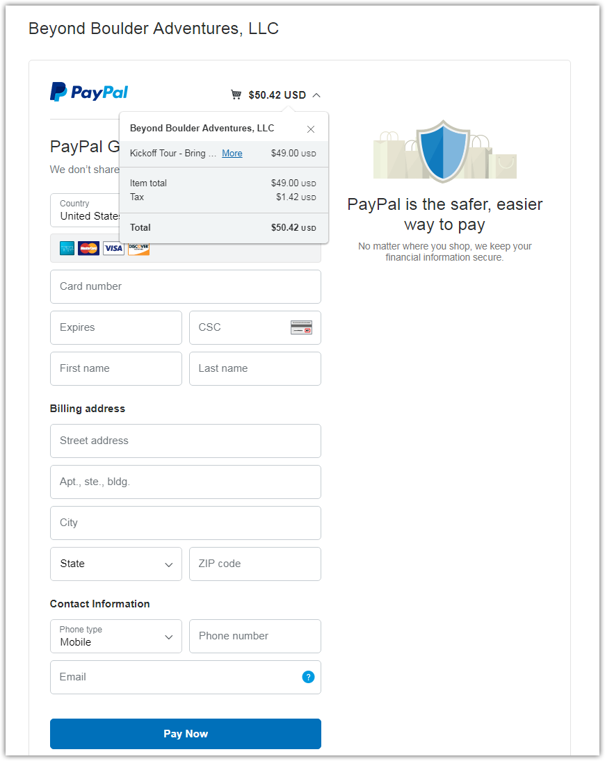Why isnt my form taking me to the paypal interface after I select my products and hit submit? Image 2 Screenshot 41