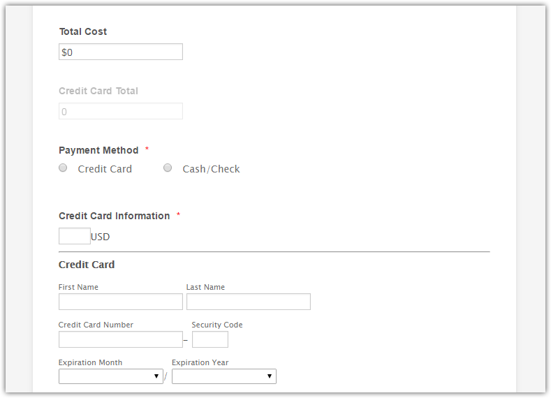 Allowing people to submit the form when cash or check payment is selected Image 1 Screenshot 40
