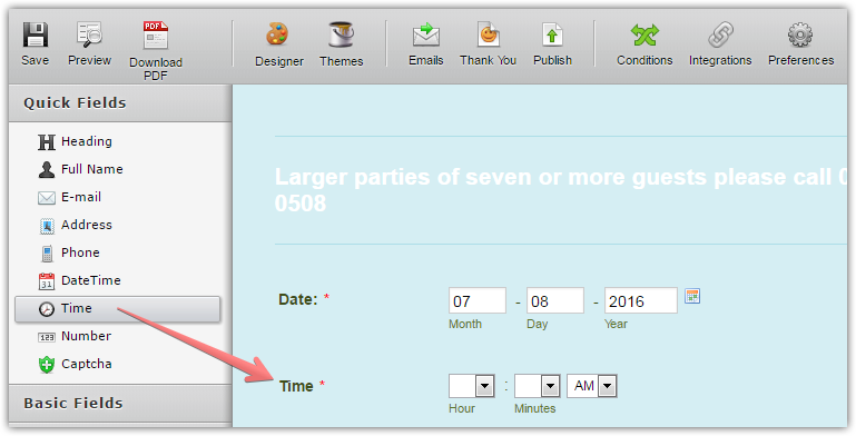 How to limit the time range down so people cant book past 10 o clock? Image 1 Screenshot 40