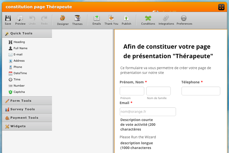 Since yesterday the site is not well avaliable to edit my forms Image 1 Screenshot 20