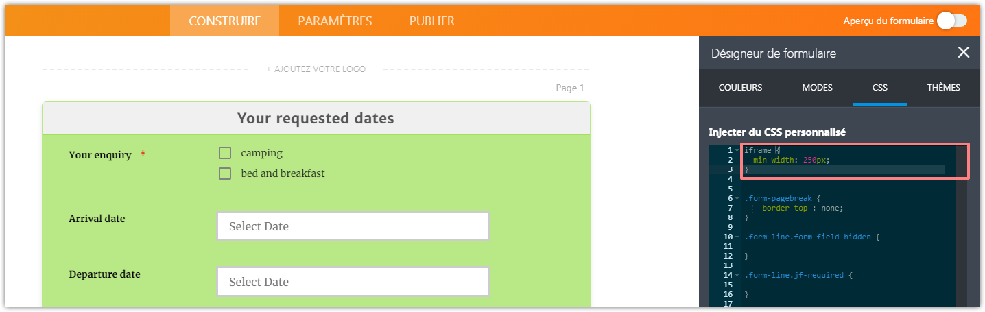 Date picker not displaying on embedded form Image 1 Screenshot 20