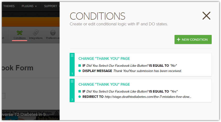 Redirecting form users to different pages based on their selections Image 1 Screenshot 20