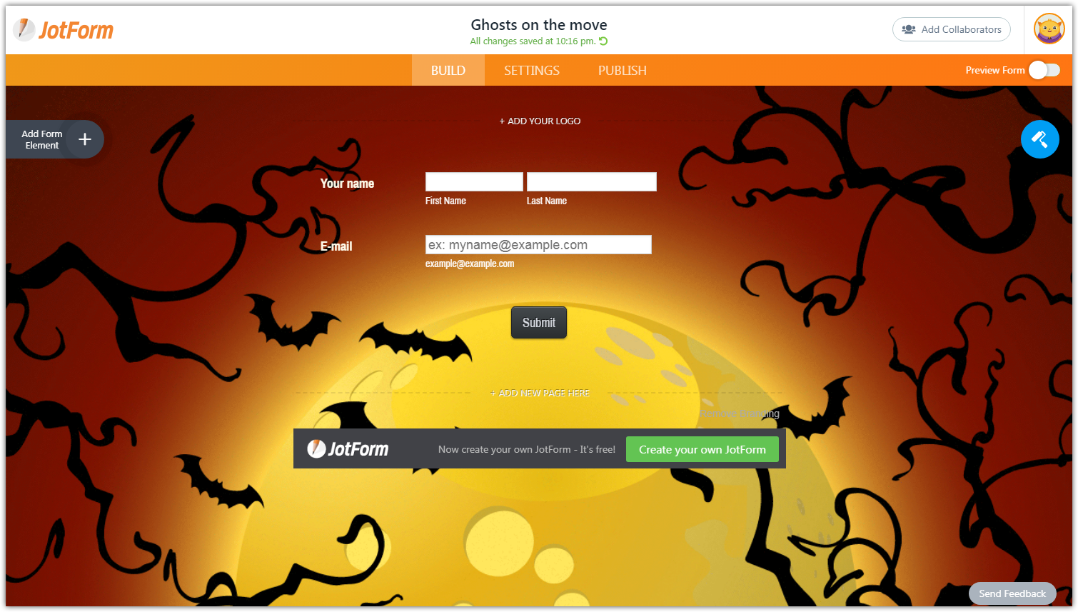 Unable to edit Halloween Theme cloned form Image 1 Screenshot 20