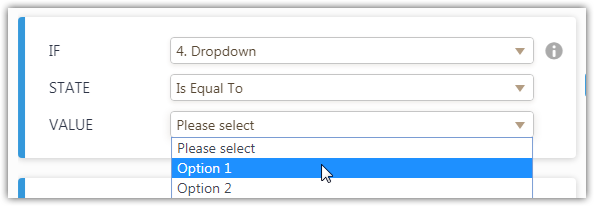 How to change a the Value field dropdown options under Conditions Image 2 Screenshot 41