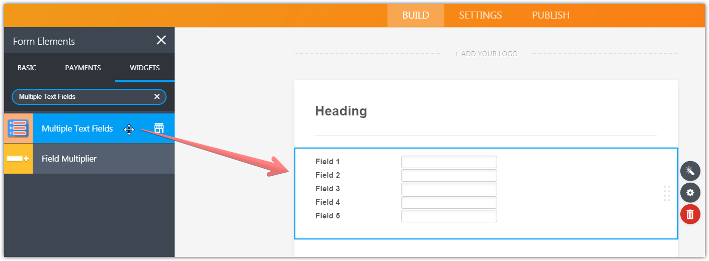 Is that possible to dynamically show new fields in one question section? Image 1 Screenshot 20