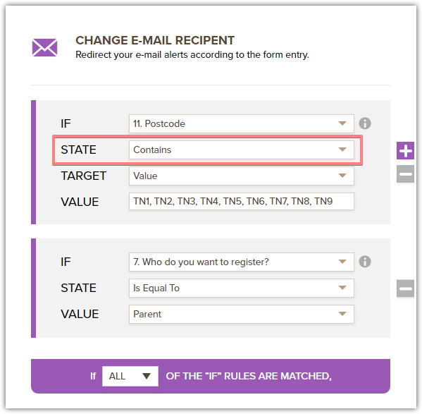 Conditional email based on postcode and other value Image 1 Screenshot 20