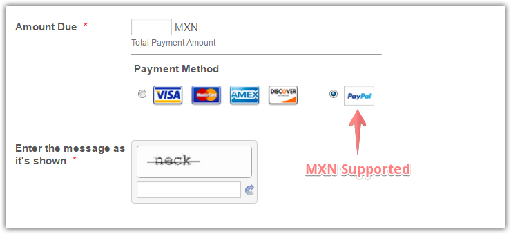 Unable to verify PayPal Pro account because MXN currency is unsupported? Image 3 Screenshot 62