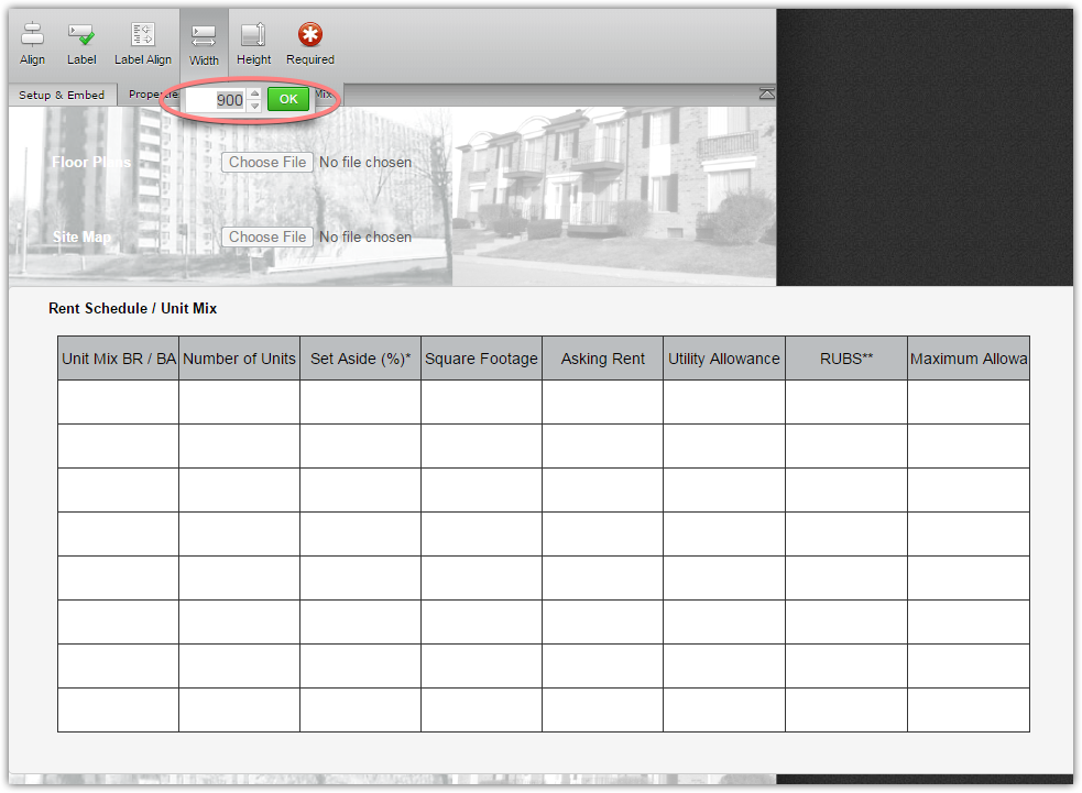How can I customize the Spreadsheet Widget in my form? Image 1 Screenshot 30