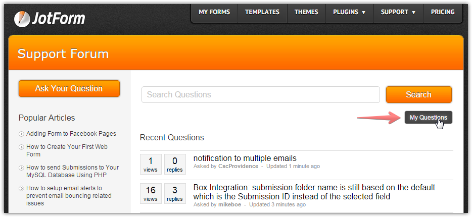 Can I track responses to my forum threads, besides checking my email? Image 2 Screenshot 41
