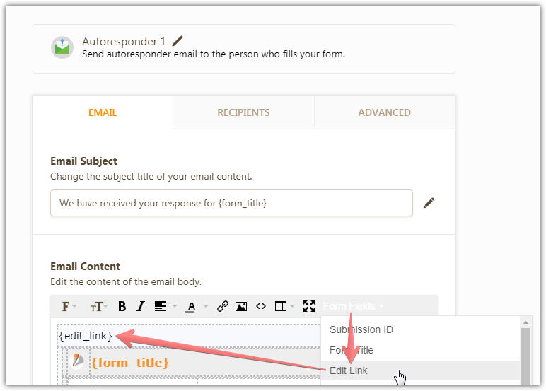 How to allow editing of submitted forms Image 1 Screenshot 20