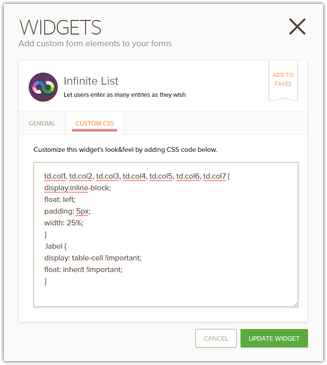 Infinite List Widget: Splitting fields into multiple rows Image 1 Screenshot 30