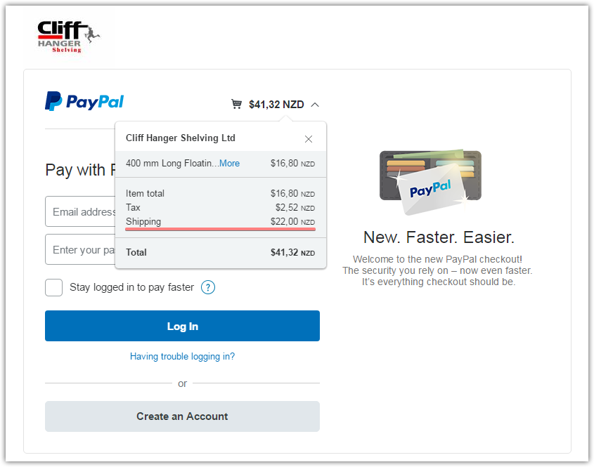 Freight not charged through paypal Image 1 Screenshot 20