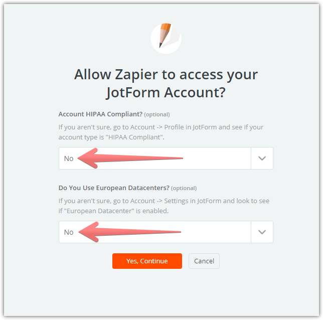 Zapier not able to load JotForm data Image 2 Screenshot 41