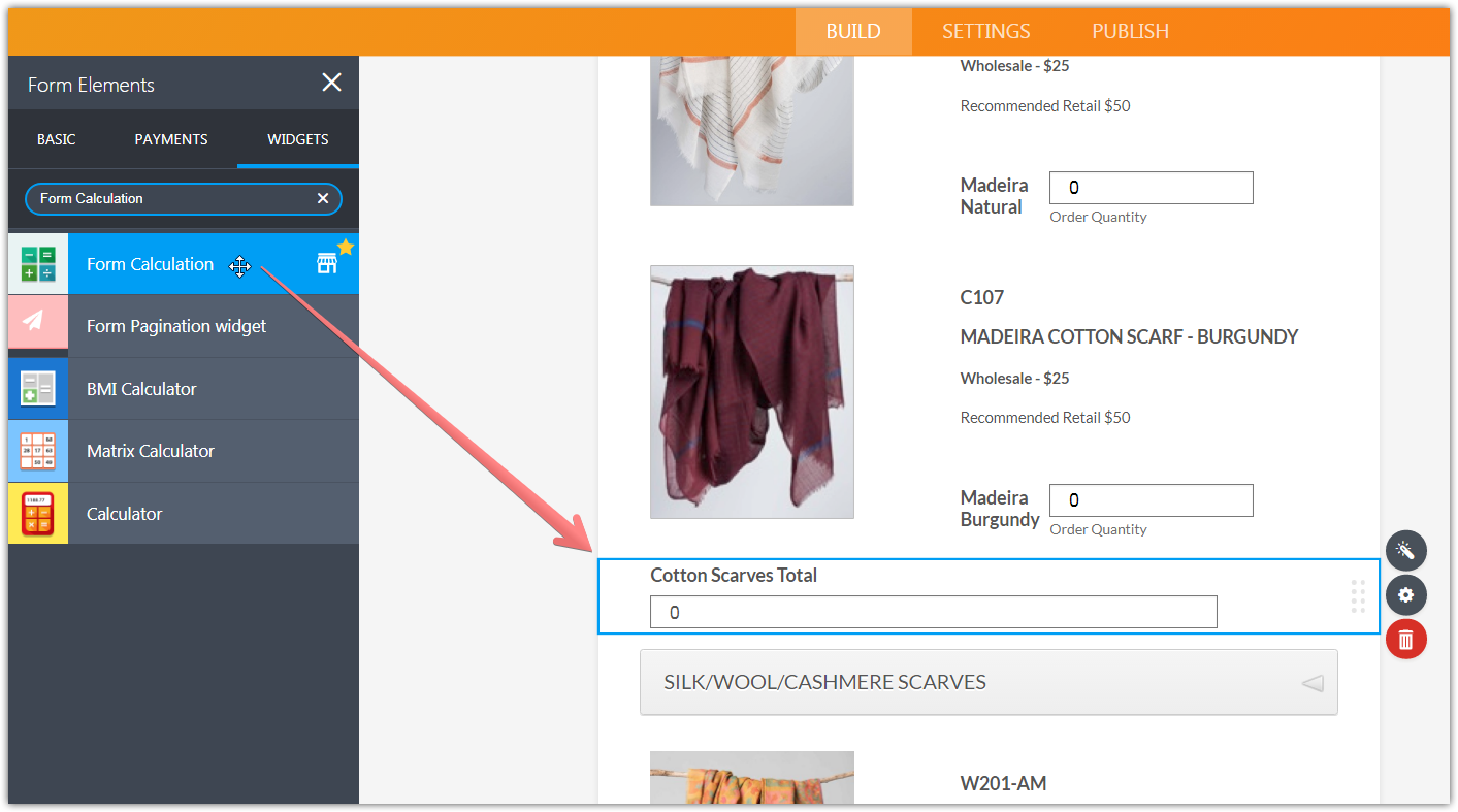 Creating order form with total calculation Image 1 Screenshot 30