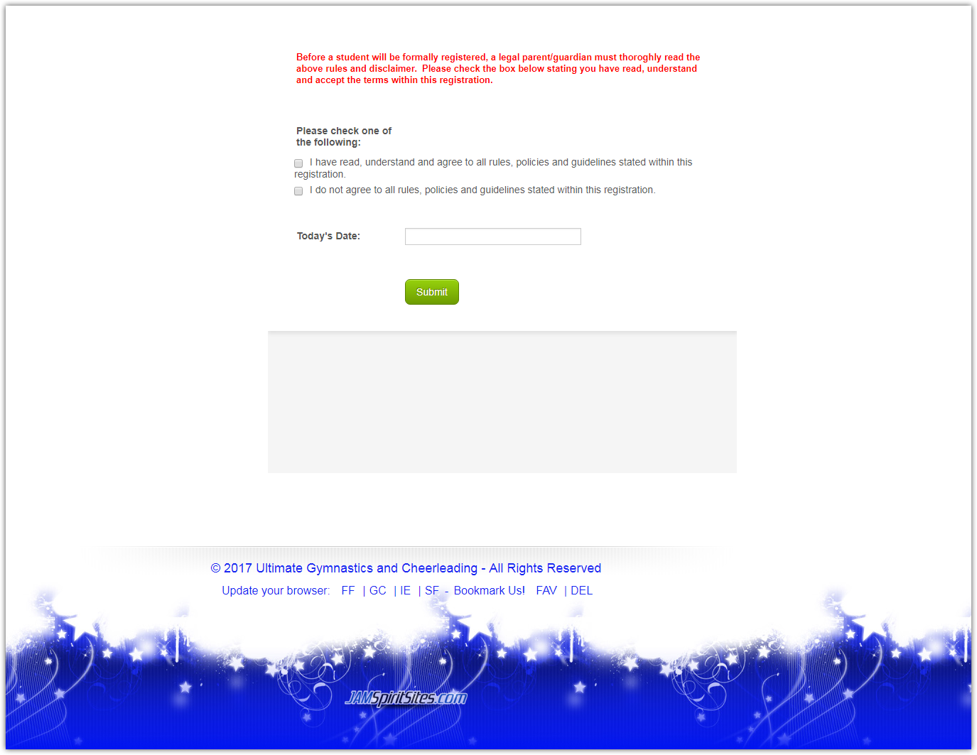 Submit button missing on embedded form Image 1 Screenshot 20