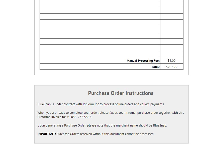 Account subscription payment using another method such as Purchase Order Image 2 Screenshot 41