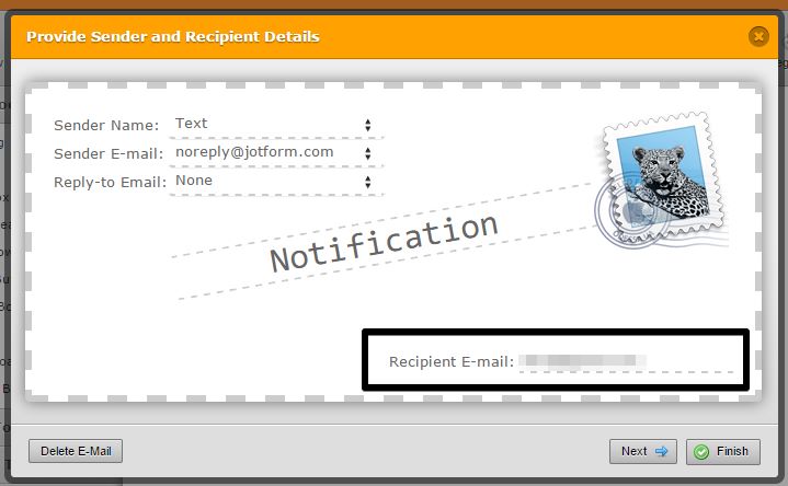 How can I change the notifier email to a different one   not the default? Image 2 Screenshot 41