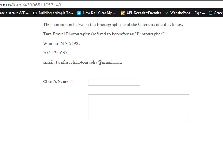 Why can I submit a form when testing it even when the required fields are on? Image 1 Screenshot 20