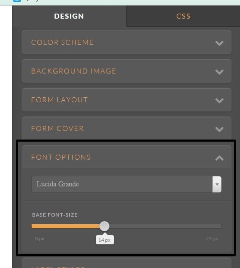 How can I use custom fonts in my form? Image 1 Screenshot 20