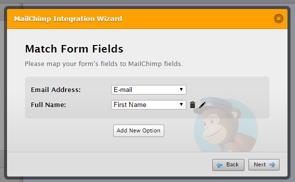 Unable to associate the email field of my form with MailChimp Image 1 Screenshot 20