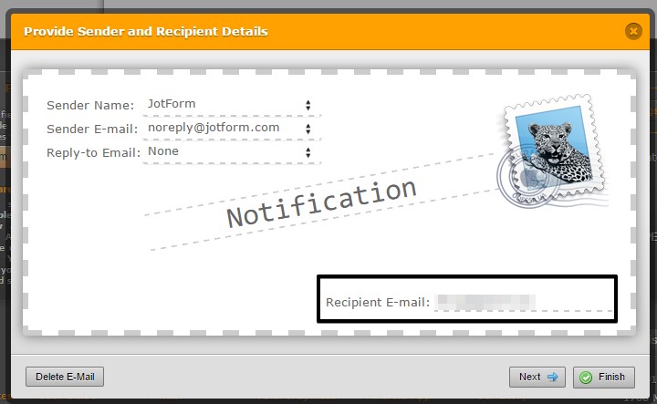 How can I set the email address in a notifier? Image 1 Screenshot 20