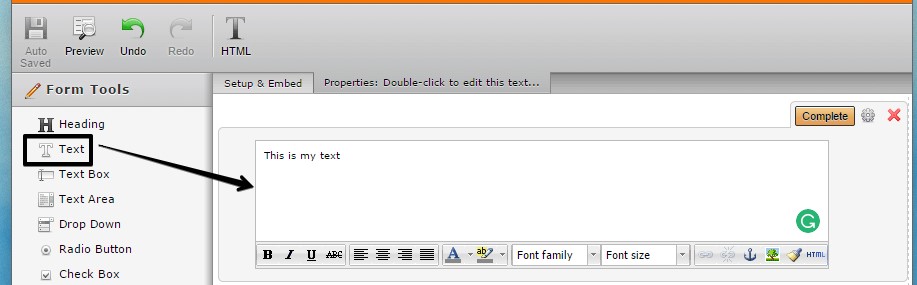 how to add text to form Image 1 Screenshot 20