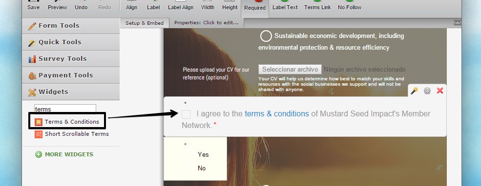 Why Im unable to see a checkbox in my terms & conditions field? Image 2 Screenshot 41