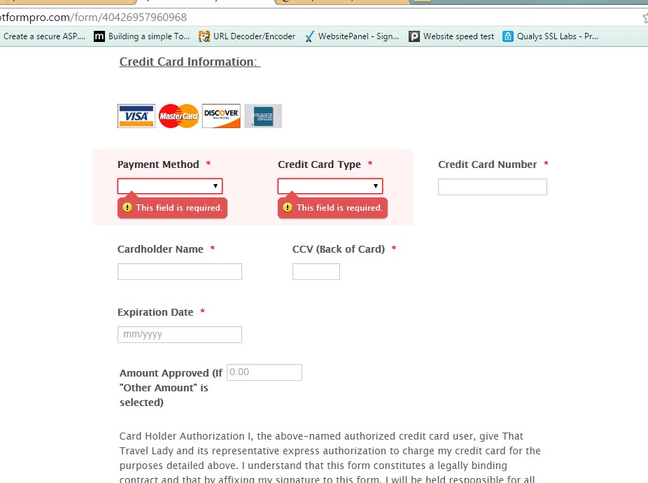 credit card info Image 1 Screenshot 20