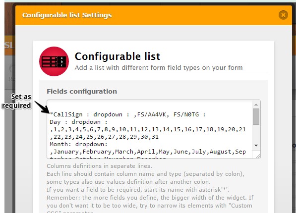How can I leave a date field empty by default in the configurable list? Image 1 Screenshot 20