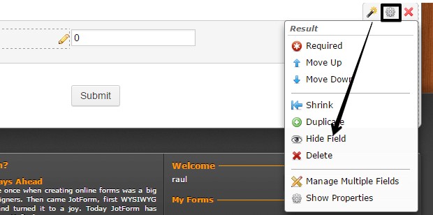How can I add currency format to a calculation widget and show its value only when the form is submitted? Image 1 Screenshot 20