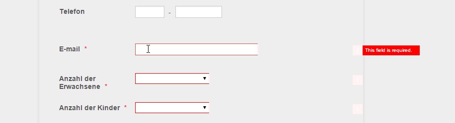 Why is a message about incomplete values is showing up when I submit my form? Image 1 Screenshot 20